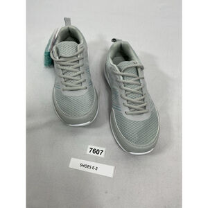 Adult NWT Diawiny Wide Lace Up Sneakers Woman 10 Men 8.5 Blue Gray